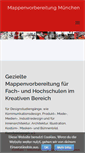 Mobile Screenshot of mappenvorbereitung-muenchen.de