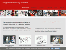 Tablet Screenshot of mappenvorbereitung-muenchen.de